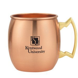 Red Copper Ceramic Lining Insulated Copper Mug 