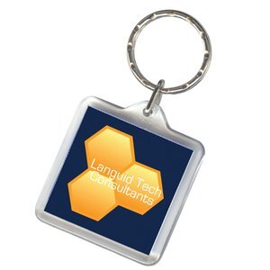Square Acrylic Key Tag