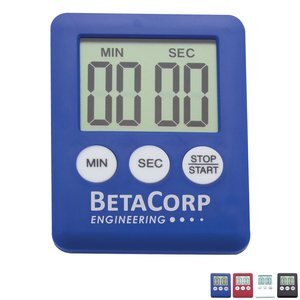 Soft Touch Widescreen Kitchen Timer/Clock