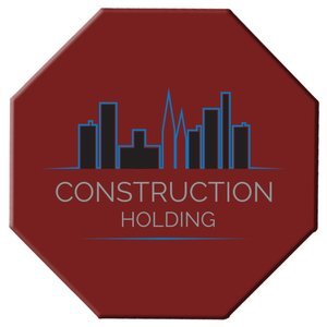 Octagon Button, 2" x 2"