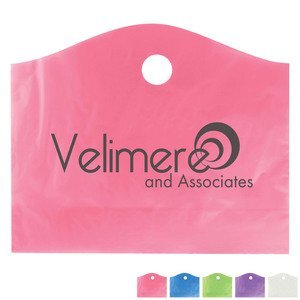 Frosted Super Wave Handle Bag, 18" x 22"