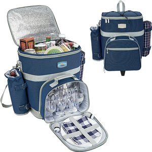 Central Park 4 Person Trolley Picnic Cooler Set