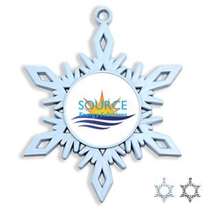 Snowflake Die Cast Holiday Ornament
