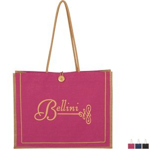 Paradise Large Jute Tote Bag
