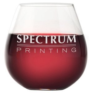 Riedel® 'O' Series Burgundy Stemless Wine Glass, Deep Etched, 23-3/4oz.