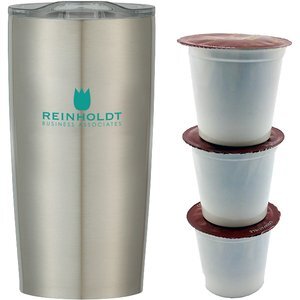 Himalayan Wake-Up Tumbler and Coffee Gift Set, 20oz.