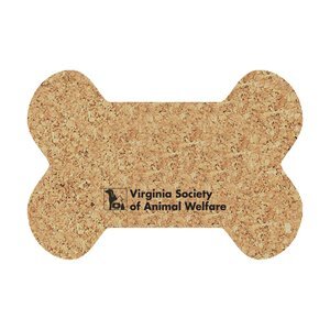 Dog Bone Cork Mat, 19" x 13"