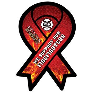 Support Our Firefighters Ribbon Jar Gripper