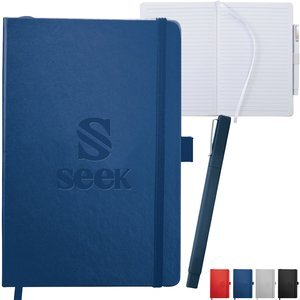 Nova Bound Hard Cover UltraHyde JournalBook™ & Ballpoint Pen Bundle Set