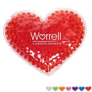 Large Heart Aqua Pearls Gel Hot/Cold Pack