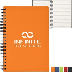 Rubbery Spiral Notebook, 5" X 7"