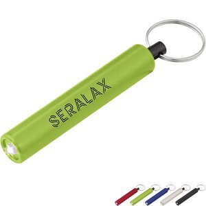Mini Cylinder LED Flashlight Key Tag