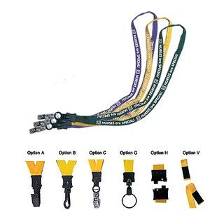 Cotton Lanyard, 1/2" Wide