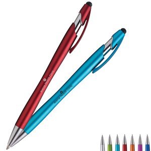 La Jolla Metallic Ballpoint Stylus Pen w/ Chrome Accents
