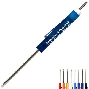 Pocket Screwdriver w/ Standard Blade & Phillips Top