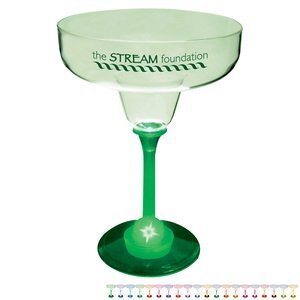 Light Up LED Margarita Glass, 12oz.