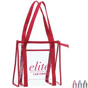 Transparent PVC Zip Tote