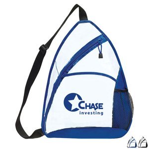 Transparent PVC Sling Backpack