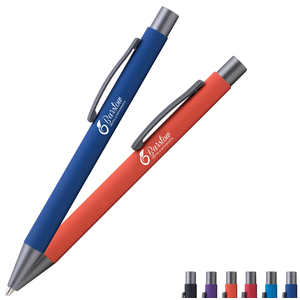 Bowie Soft Coated Barrel Ballpoint Pen