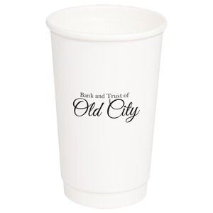 Double Wall Insulated Paper Cup, 16oz.