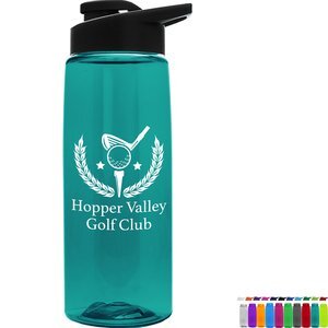 Flair Tritan™ Wide Mouth Sports Bottle, 26oz. - Drink Thru Lid