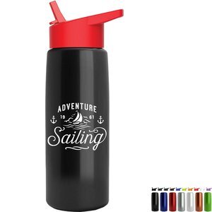 Metallic Tritan™ Flair Bottle, 26oz. - Flip Straw Lid
