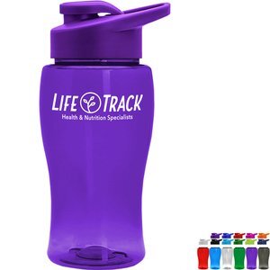 Mini Transparent Sports Bottle, 18oz. - Drink Thru Lid