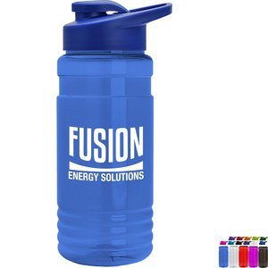 Groove Tritan™ Transparent Sports Bottle, 20oz. - Drink Thru Lid