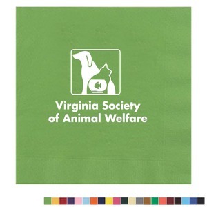 Colored Dinner Napkins, 1/4" Fold, 2-Ply