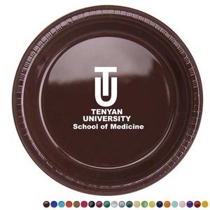 Round Plastic Plate, 7"