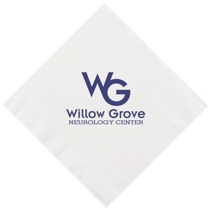 White Luncheon Napkin, 1 Ply