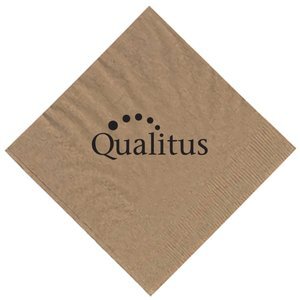 Kraft Beverage Napkin, 2 Ply