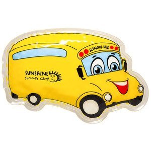 School Bus Aqua Pearls Hot/Cold Pack