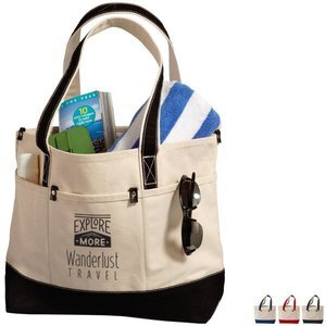 Bar Harbor Cotton Canvas Tote