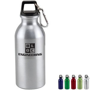 Wide Mouth Carabiner Aluminum Bottle, 20oz.