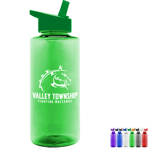 Mountain Tritan™ Sports Bottle, 36oz. - Flip Straw Lid