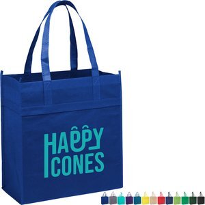 Heavy Duty Non-Woven Grocery Bag with Poly Board Insert