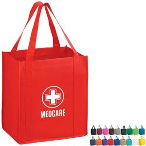 Superior Heavy Duty Non-Woven Grocery Tote with Poly Board Insert