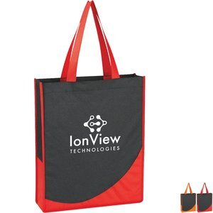 Color Curve Non-Woven Tote Bag