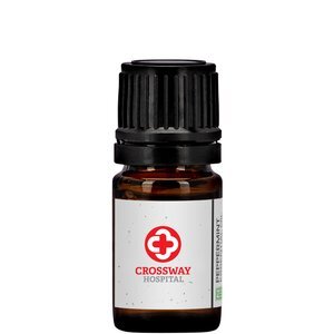 Peppermint Essential Oil Mini Amber Dropper Bottle, 5ml