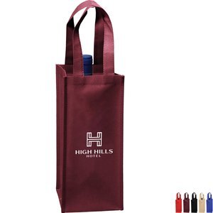 Single Bottle Non-Woven Wine Tote