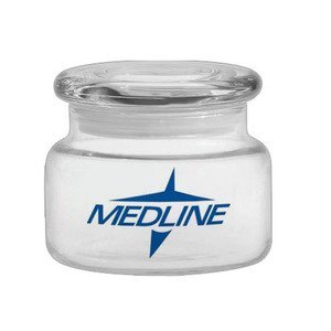 Apothecary Jar with Flat Lid, 8oz.