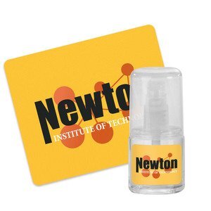 Lens & Electronics Cleaner Spray with Dye Sub Microfiber Cloth, 1oz.