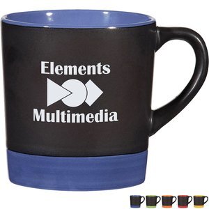 Two-Tone Americano Ceramic Mug, 12oz.