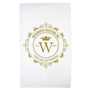 Turkish Signature White Superior Weight Beach Towel, 15 lbs.