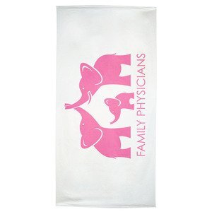 Turkish Signature White Heavy Weight Beach Towel, 20 lbs.