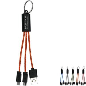 Freehold 2-in-1 Charging Cable Keychain