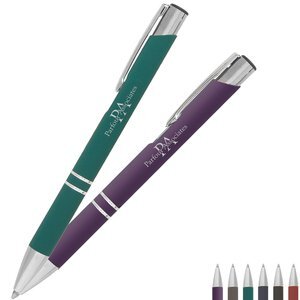 Tres-Chic Soft Coated Matte Finish Ballpoint Pen