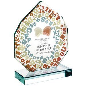 Eclipse Jade Glass Award, Medium, 5-3/4"