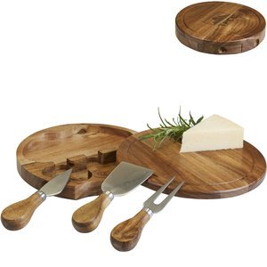 Brie Acacia Cheese Board Set